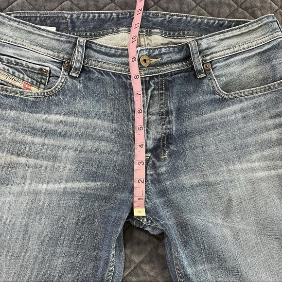 Diesel Jeans Men 32 X 30 Zantiny Bootcut Medium Wash Y2K CL - Picture 7 of 11